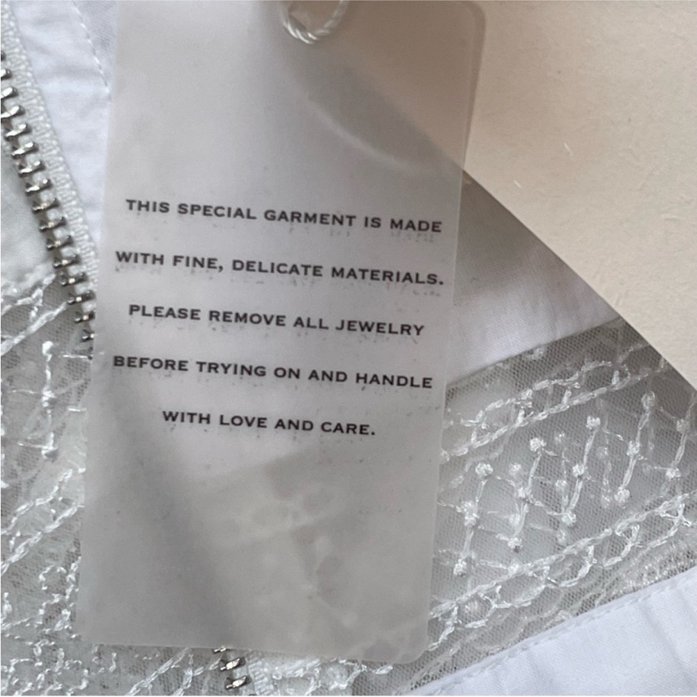 NWT FOR LOVE & LEMONS Gabrielle Midi Dress in Ivory - Picture 13 of 13